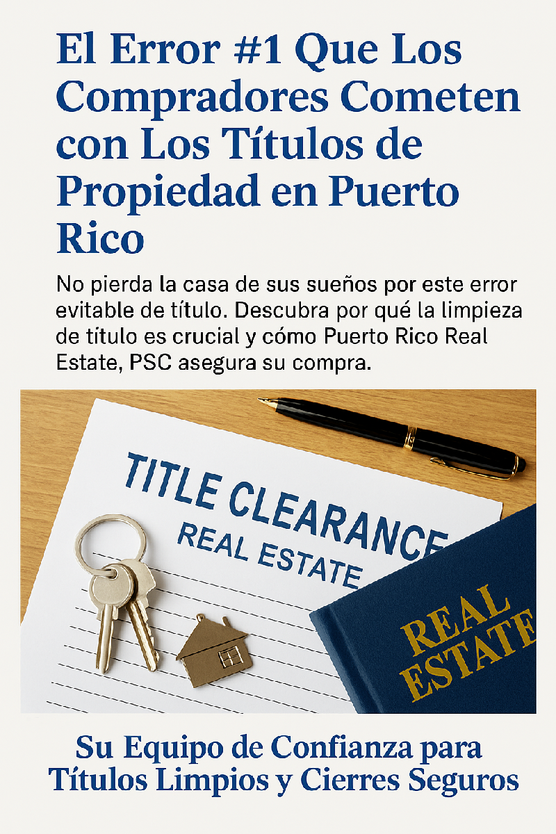 El Error #1 Que Cometen los Compradores con los Títulos de Propiedad en Puerto Rico